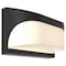 Access Lighting Laguna, Outdoor LED Wall Mount, Black Finish, Acrylic Lens 20021LEDDMG-BL/ACR - alternate 1